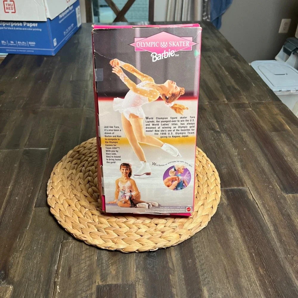 Vintage 1997 Olympic Skater Barbie Doll Nagano 1998 USA Team Mattel 18501